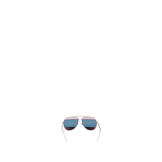 Luxury Dior sunglasses multicolor pink / dark blue