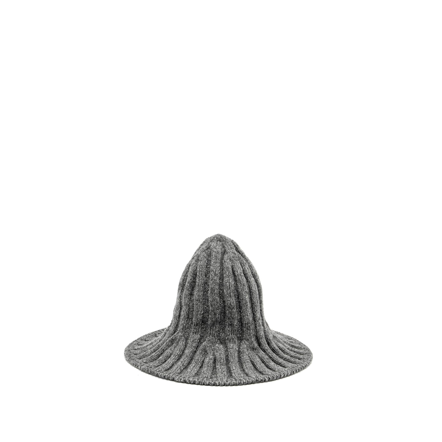 Luxury Dior LETTER logo Wire-Brimmed Beanie Wool Grey
