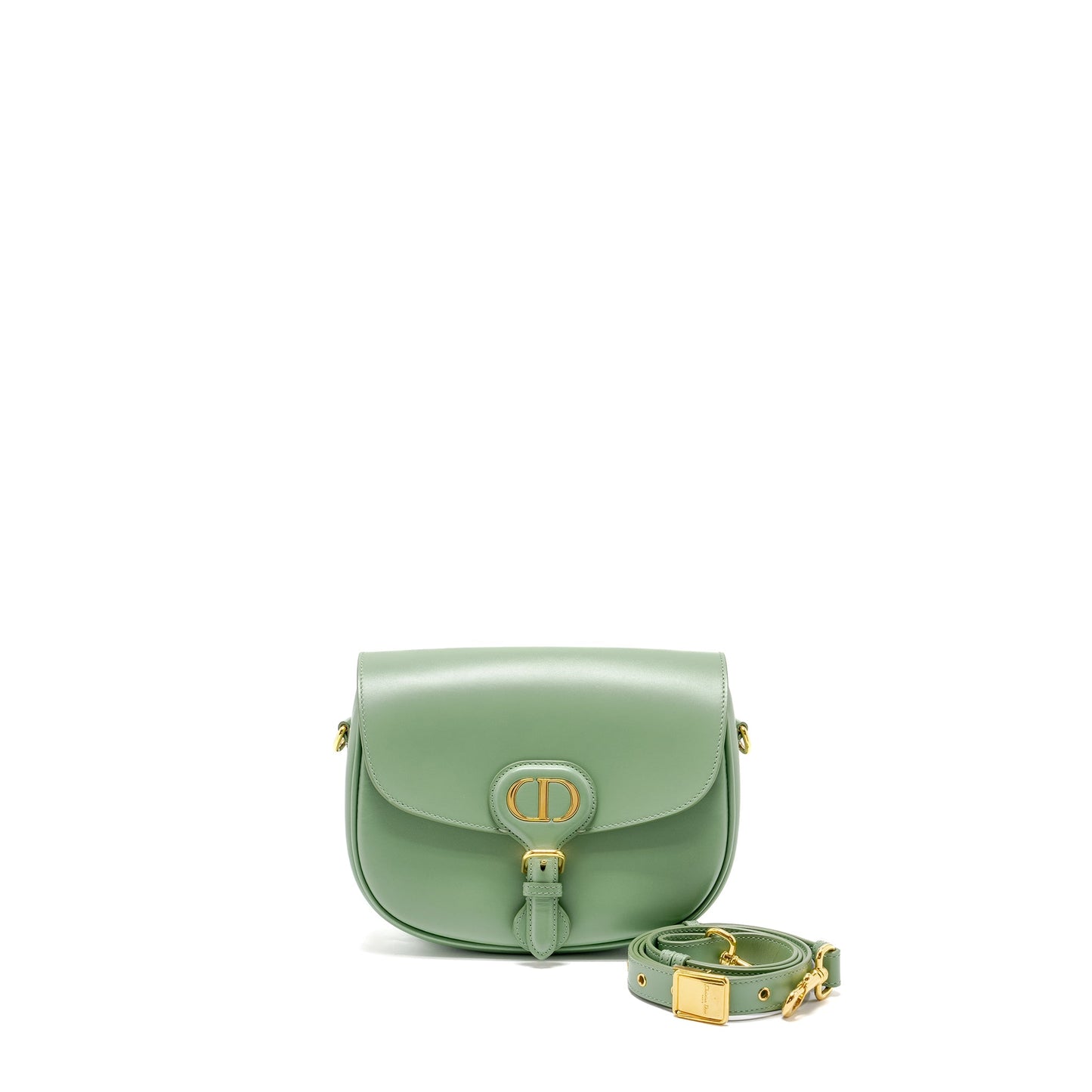 Luxury Dior Medium Luxury Dior Bobby Bag Calfskin Green GHW