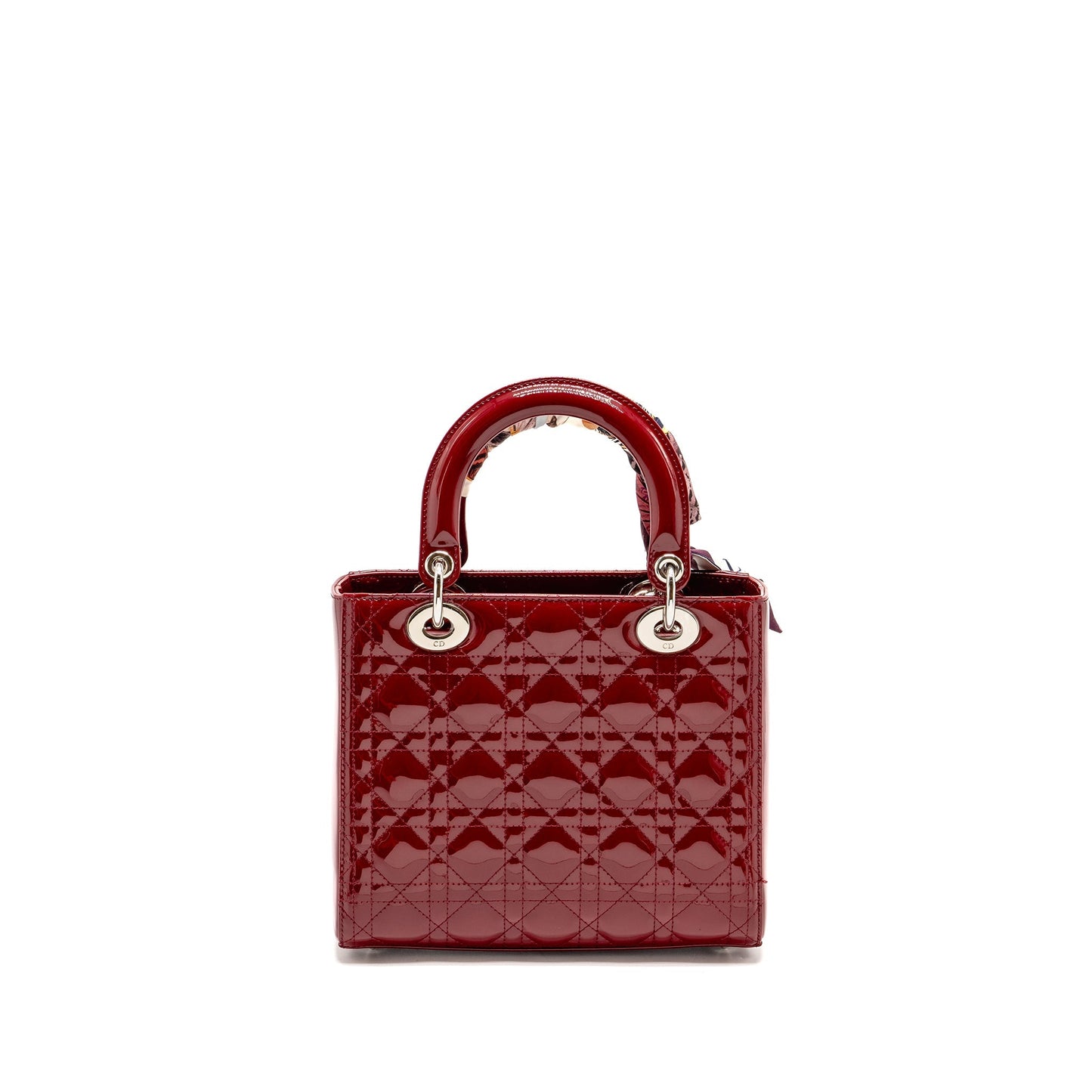 Luxury Dior Medium LadyLuxury Dior Patent Dark Red SHW