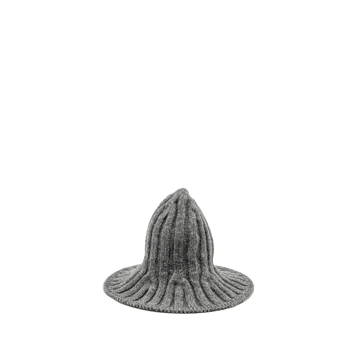 Luxury Dior LETTER logo Wire-Brimmed Beanie Wool Grey