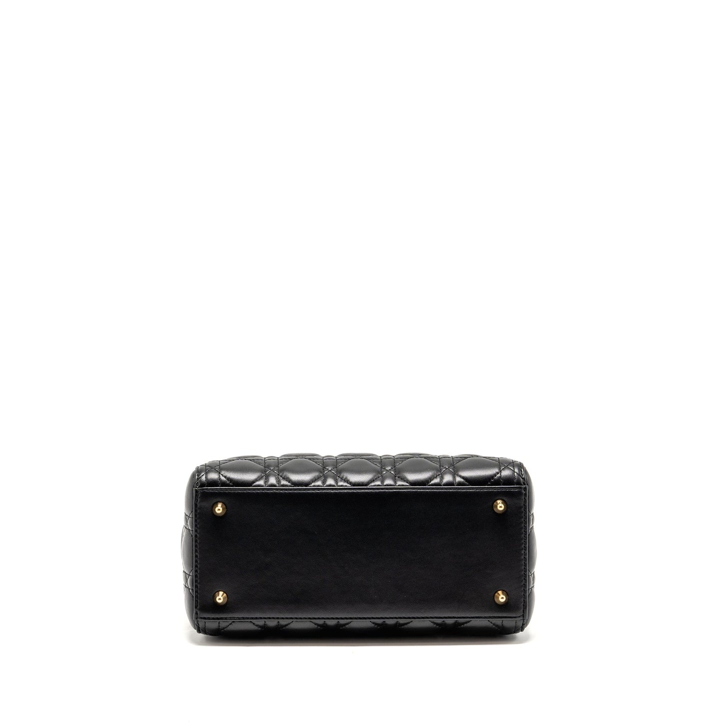 Dior Medium Lady Dior Lambskin Black GHW