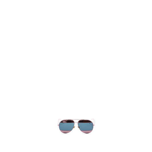 Luxury Dior sunglasses multicolor pink / dark blue