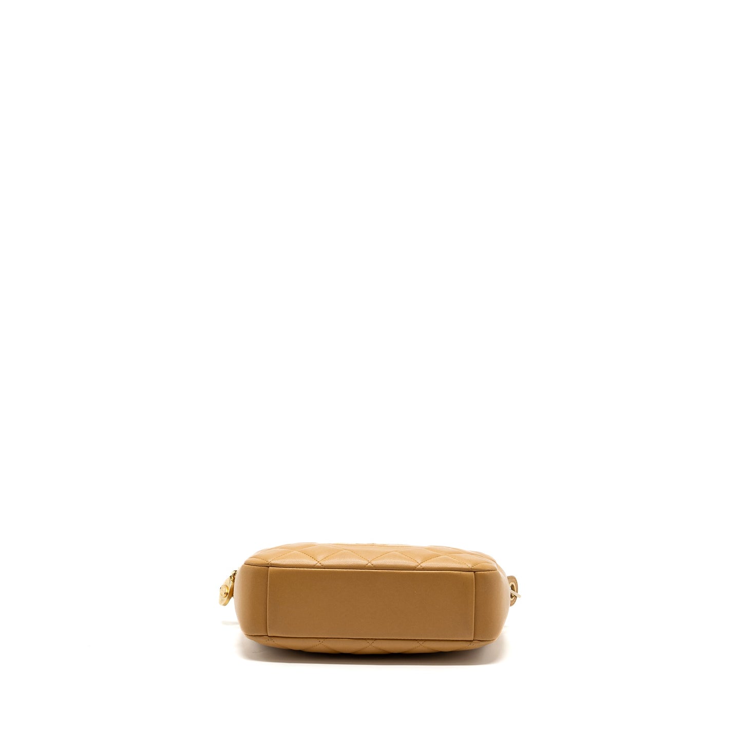 Chanel Small Camera Bag Lambskin Beige GHW