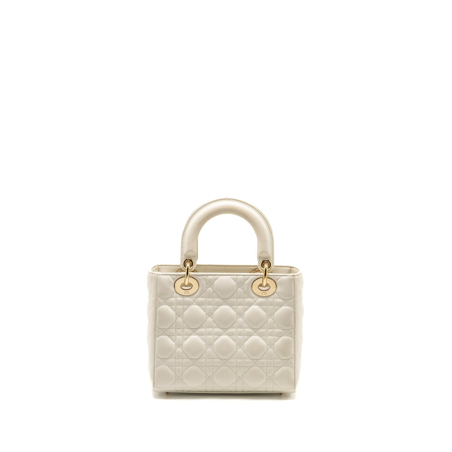 Luxury Dior Small My ABCLuxury Dior Lambskin White LGHW