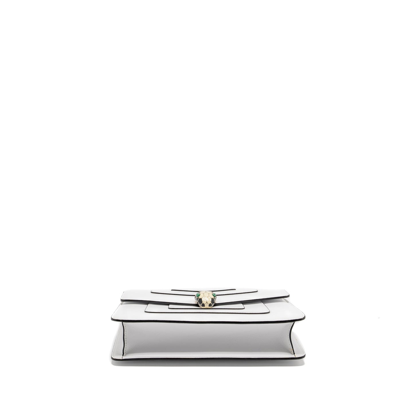 Bvlgari Serpenti Forever Chain Bag Calfskin White LGHW