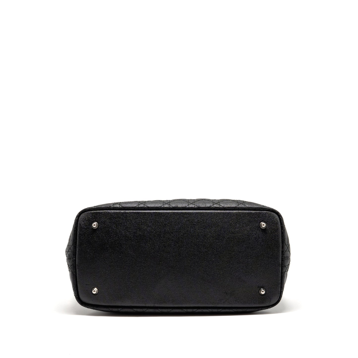 Dior Shopping Tote Bag Canvas Black SHW
