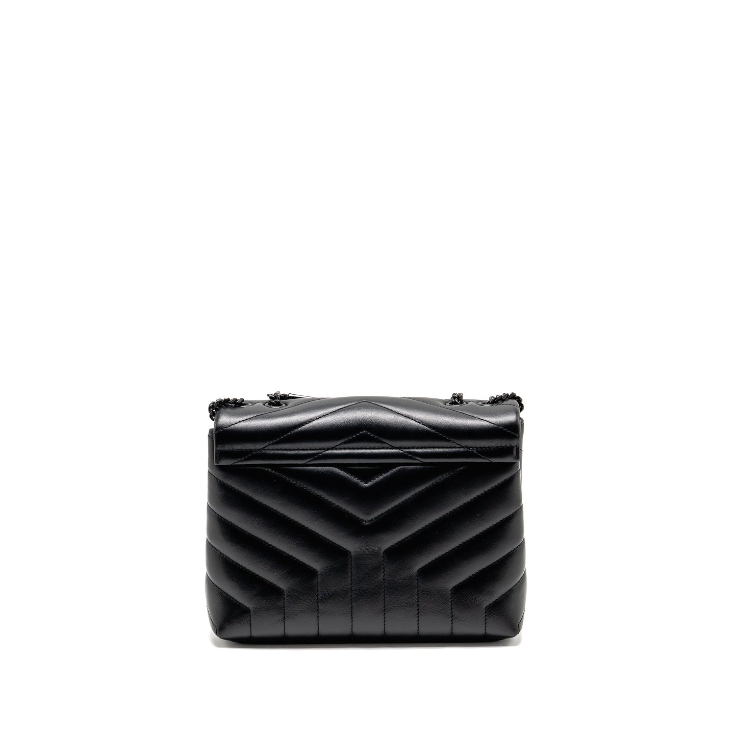 Saint Laurent/YSL Medium Loulou Shoulder Bag Calfskin So Black