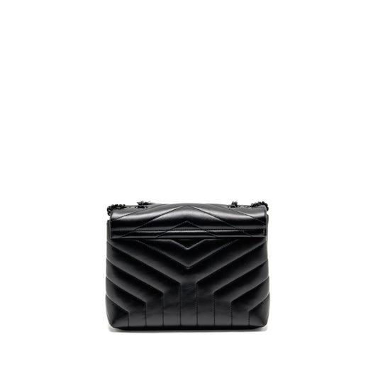 Saint Laurent/YSL Medium Loulou Shoulder Bag Calfskin So Black