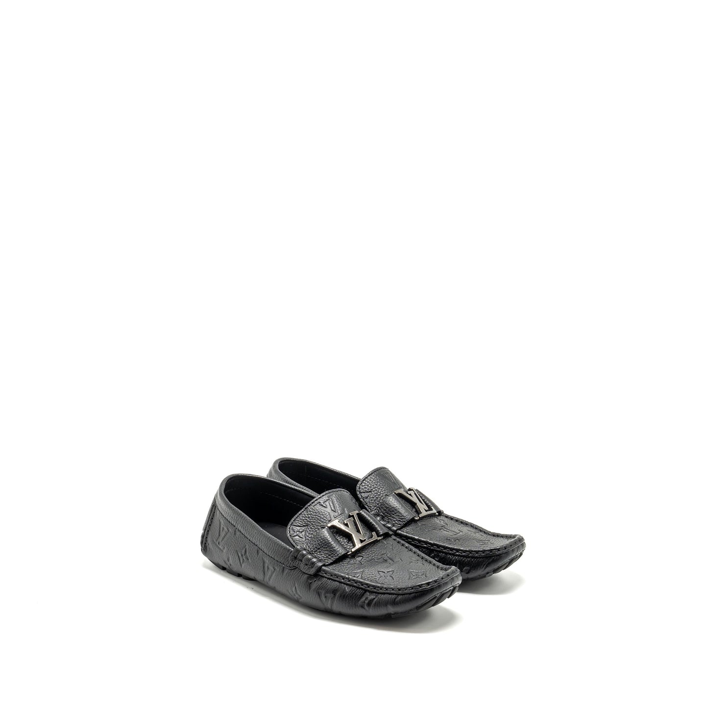 Louis Vuitton Size 8.5 Monte Carlo Mocassin Loafer Black