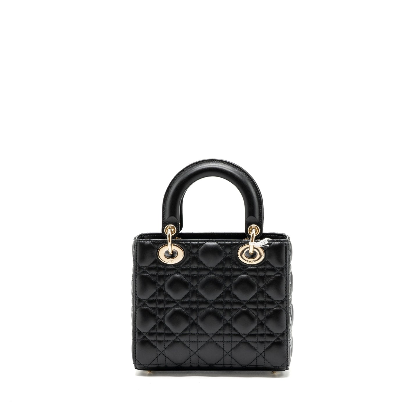 Luxury Dior Small Lady Luxury Dior Lambskin BLACK LGHW