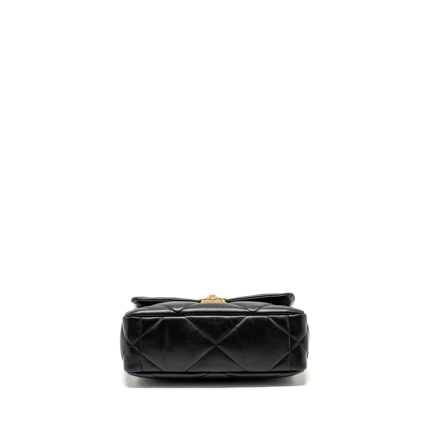 Chanel small 19 bag lambskin black multicolour hardware