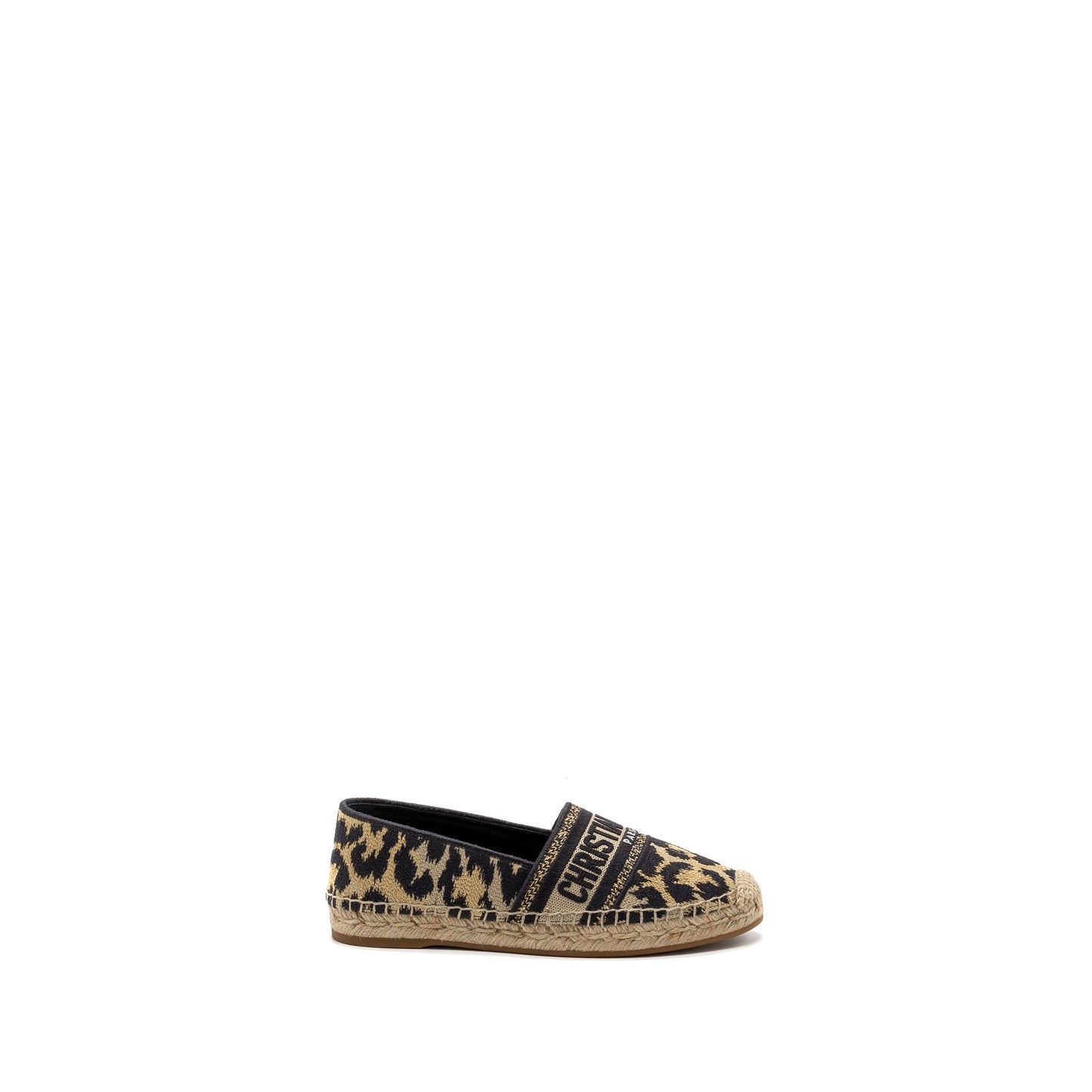 Dior size 36 Granville Espadrille brown / black