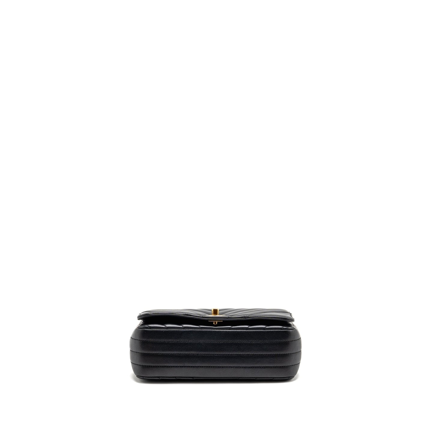 Chanel Chevron Flap bag lambskin black LGHW