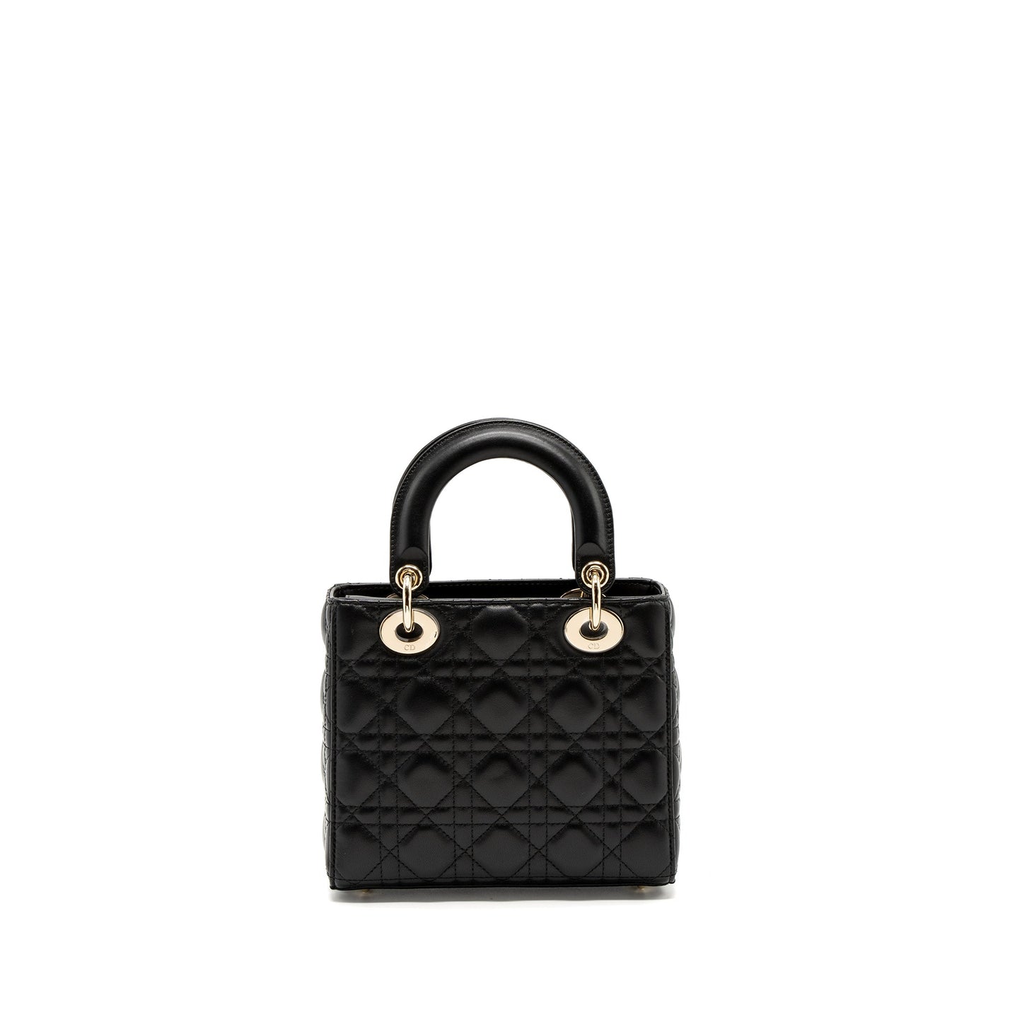 Luxury Dior Small Lady Luxury Dior Lambskin Black LGHW