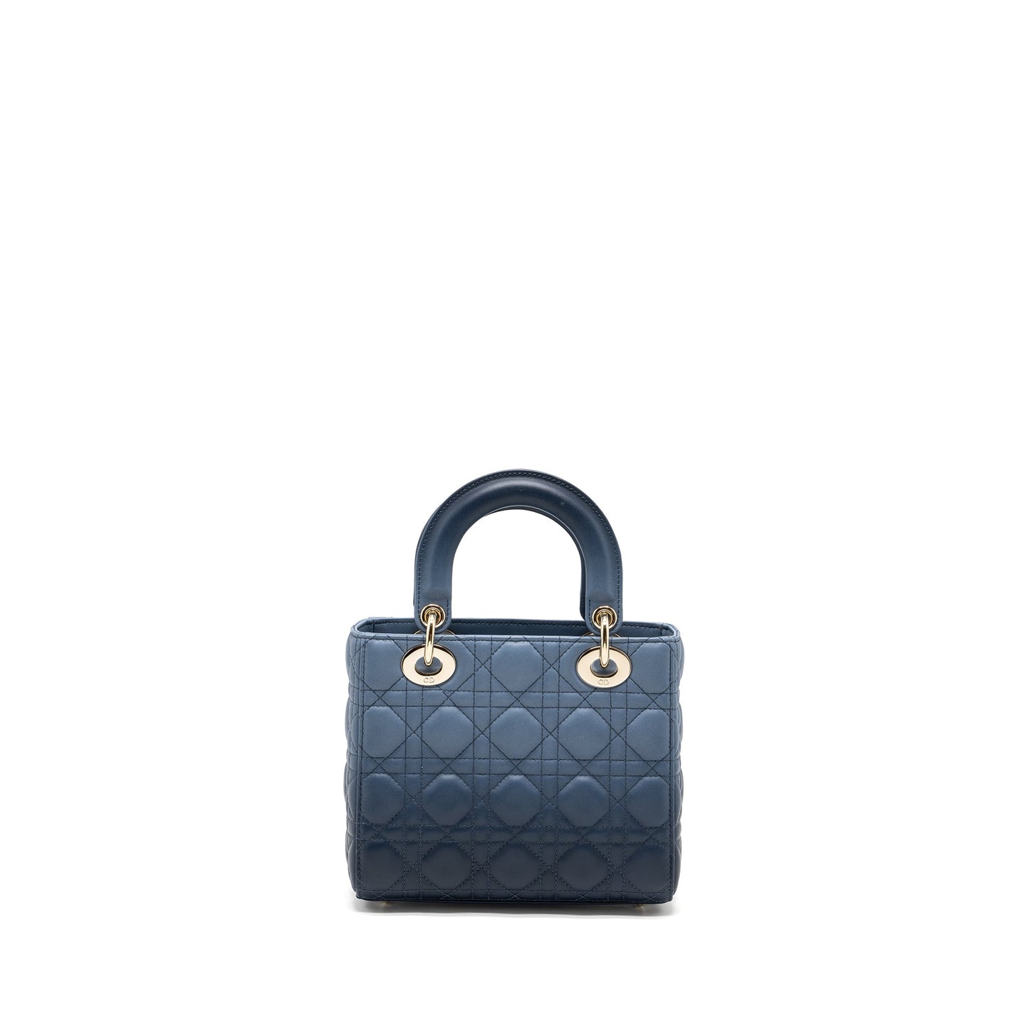 Luxury Dior My ABC Luxury Dior Small Lady Luxury Dior Cannage Lambskin Blue Gradient LGHW