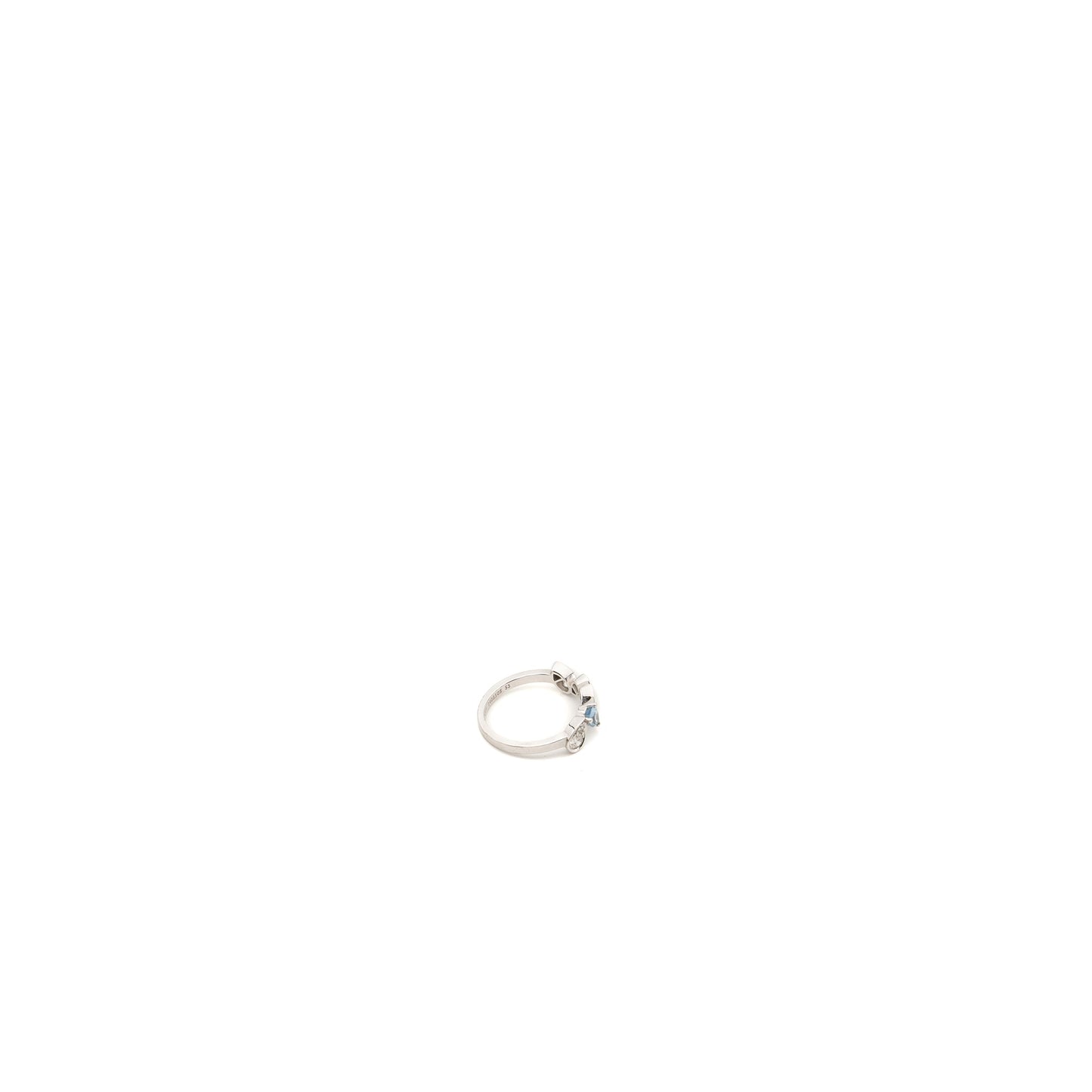 Chaumet size 53 Josephine ronde d’aigrettes ring white gold / diamonds