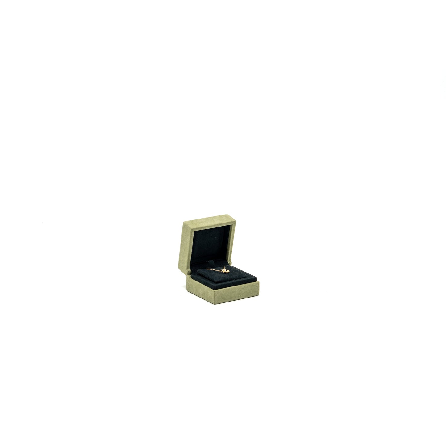 Van cleef & arpels Frivole pendant, mini model yellow gold, one diamond