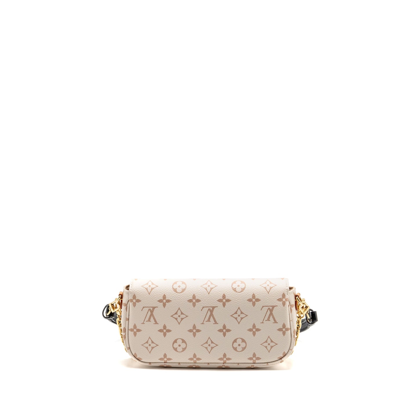 Louis Vuitton Ivy wallet on chain Monogram canvas beige/ cream GHW