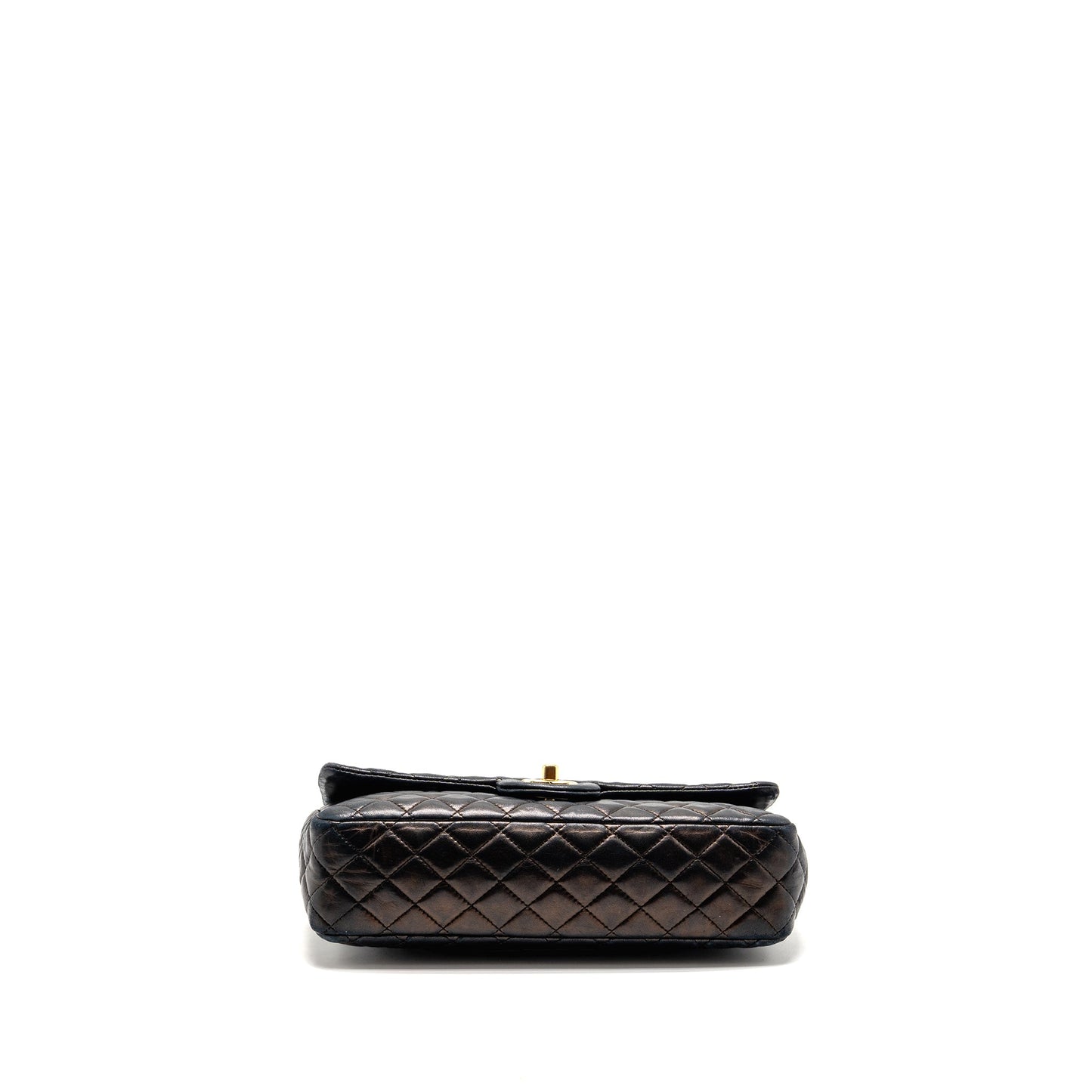 Chanel heart charms flap bag quilted Lambskin black GHW