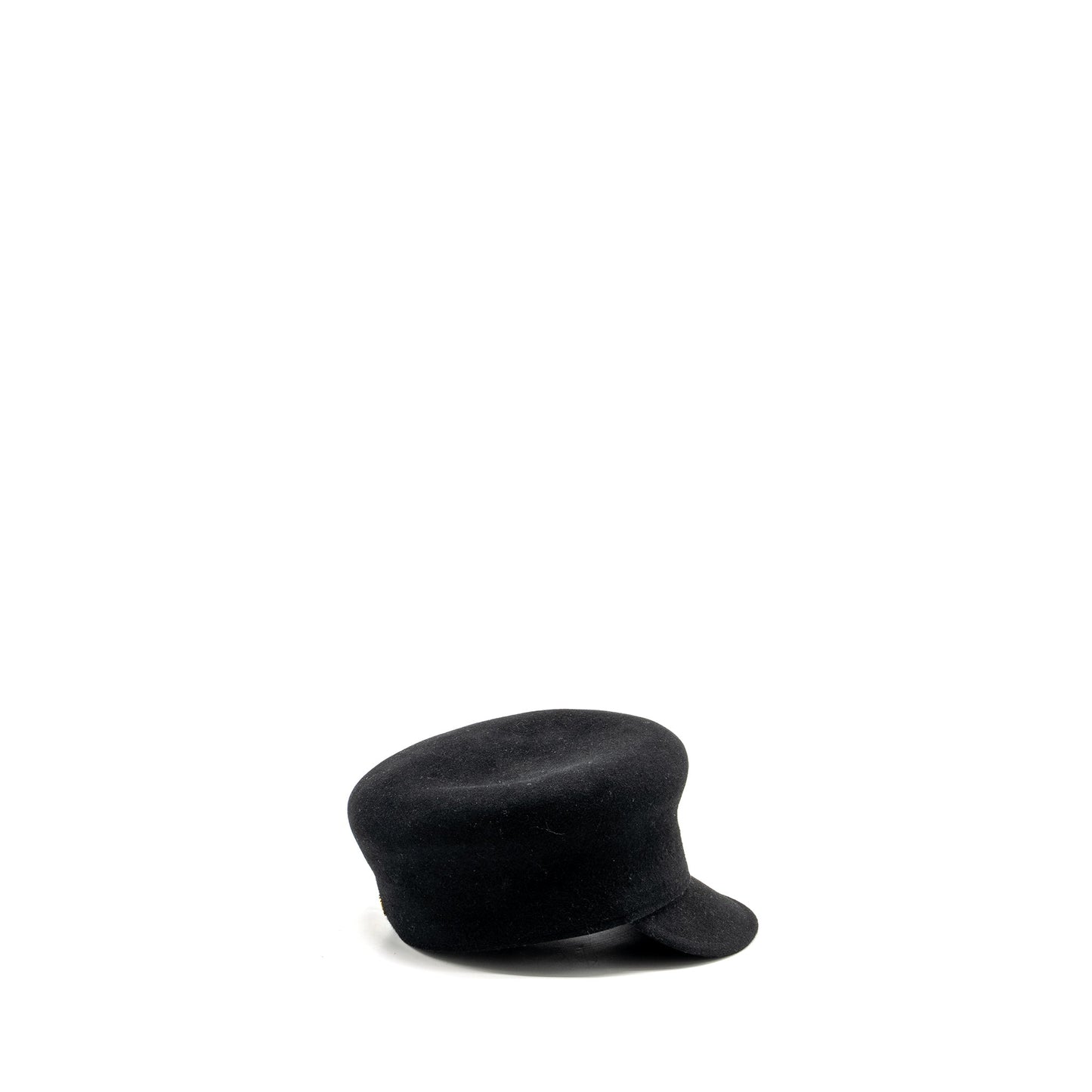 Luxury Dior Size 57 Beret Hat Rabbit Hair/Silk Black