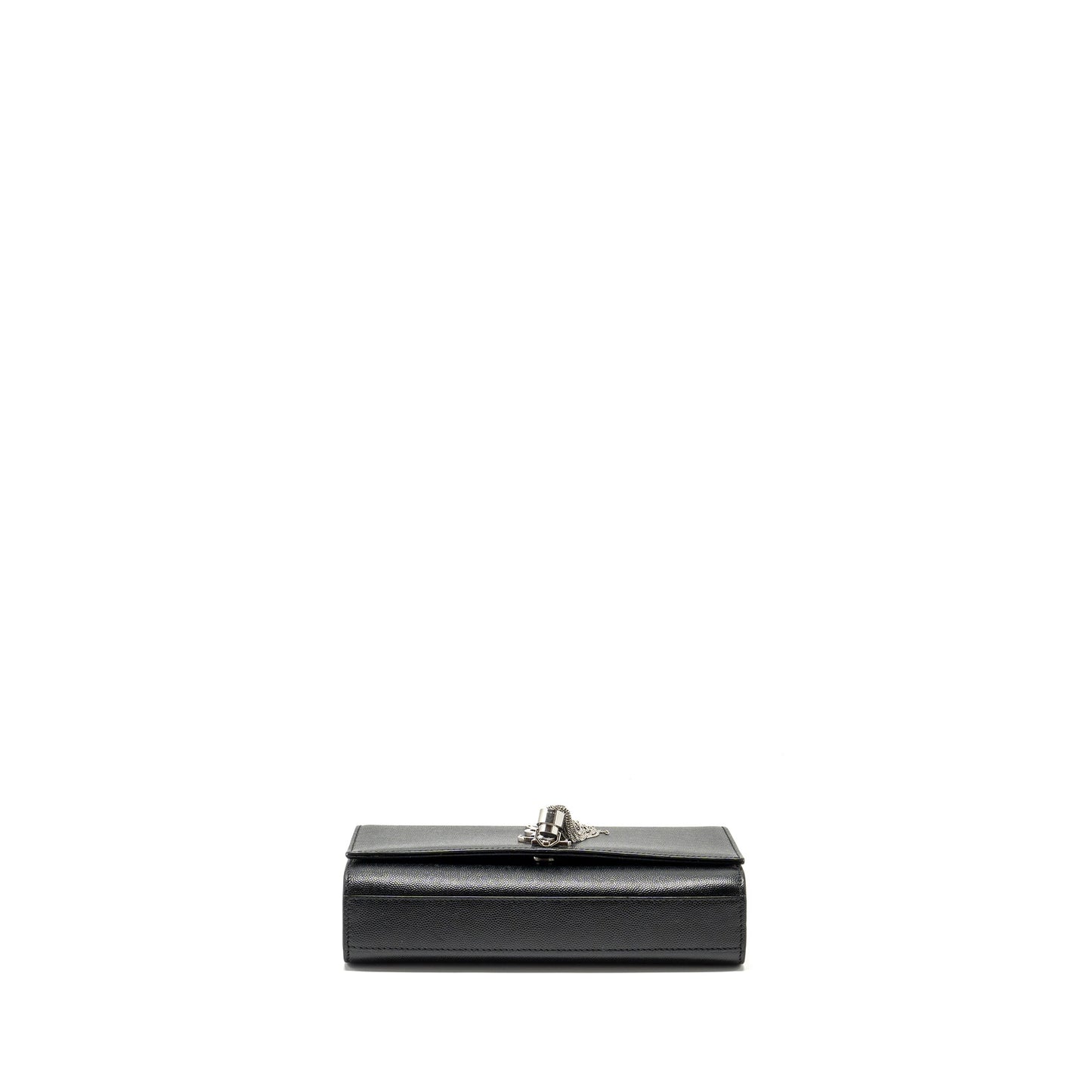 SAINT LAURENT /YSL Kate Medium Chain Bag With Tassel Calfskin Black SHW
