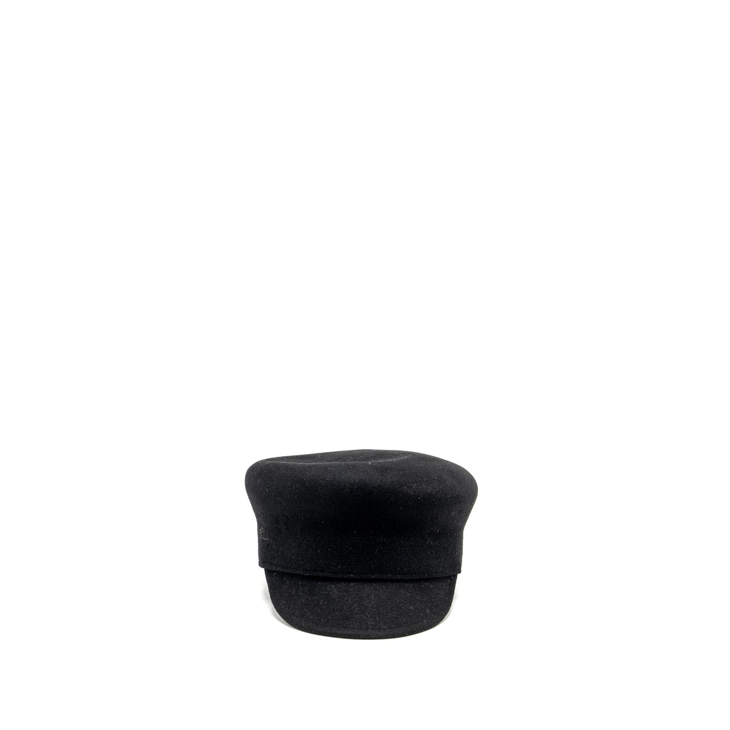 Luxury Dior Size 57 Beret Hat Rabbit Hair/Silk Black
