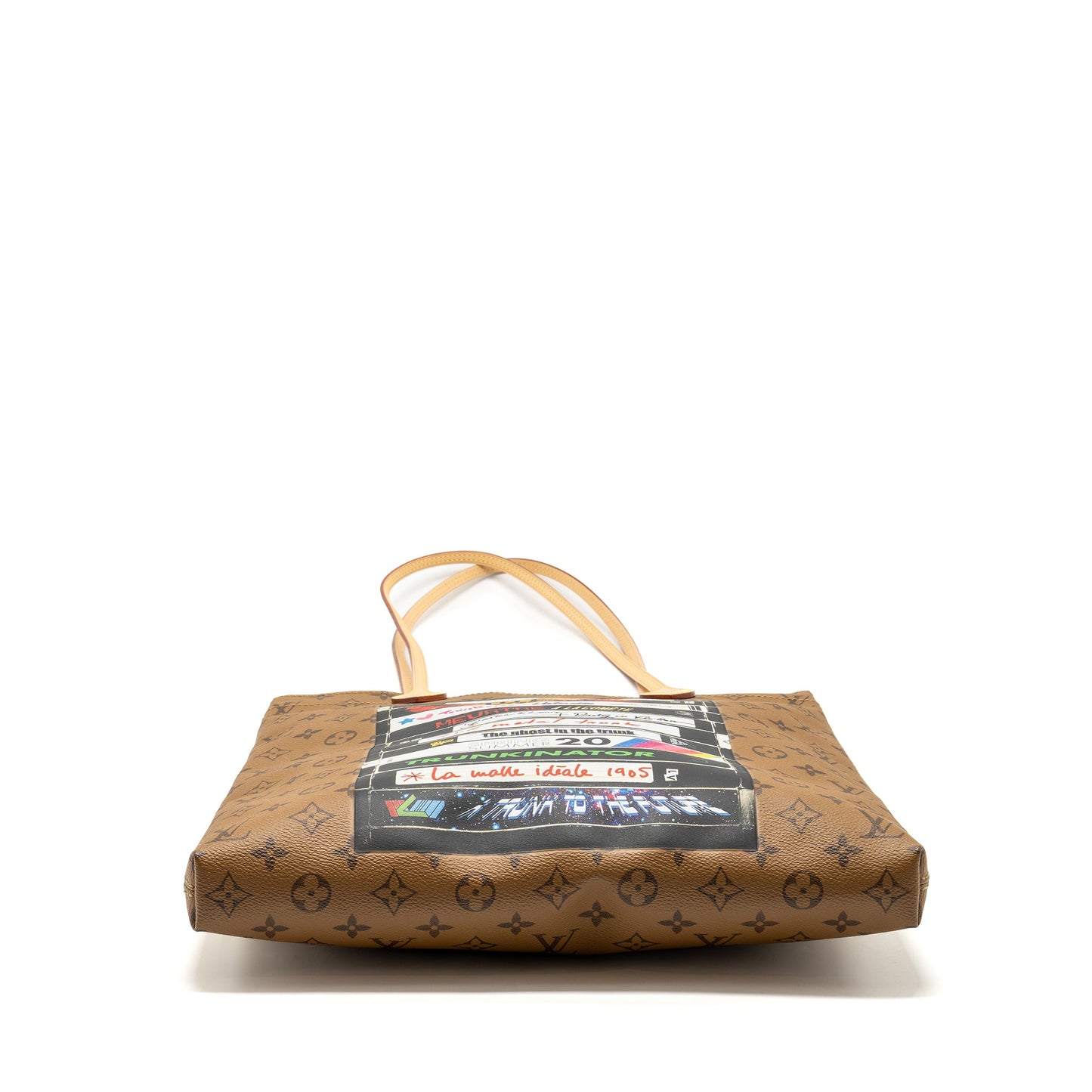 Louis Vuitton carry it tote monogram reverse canvas with print GHW