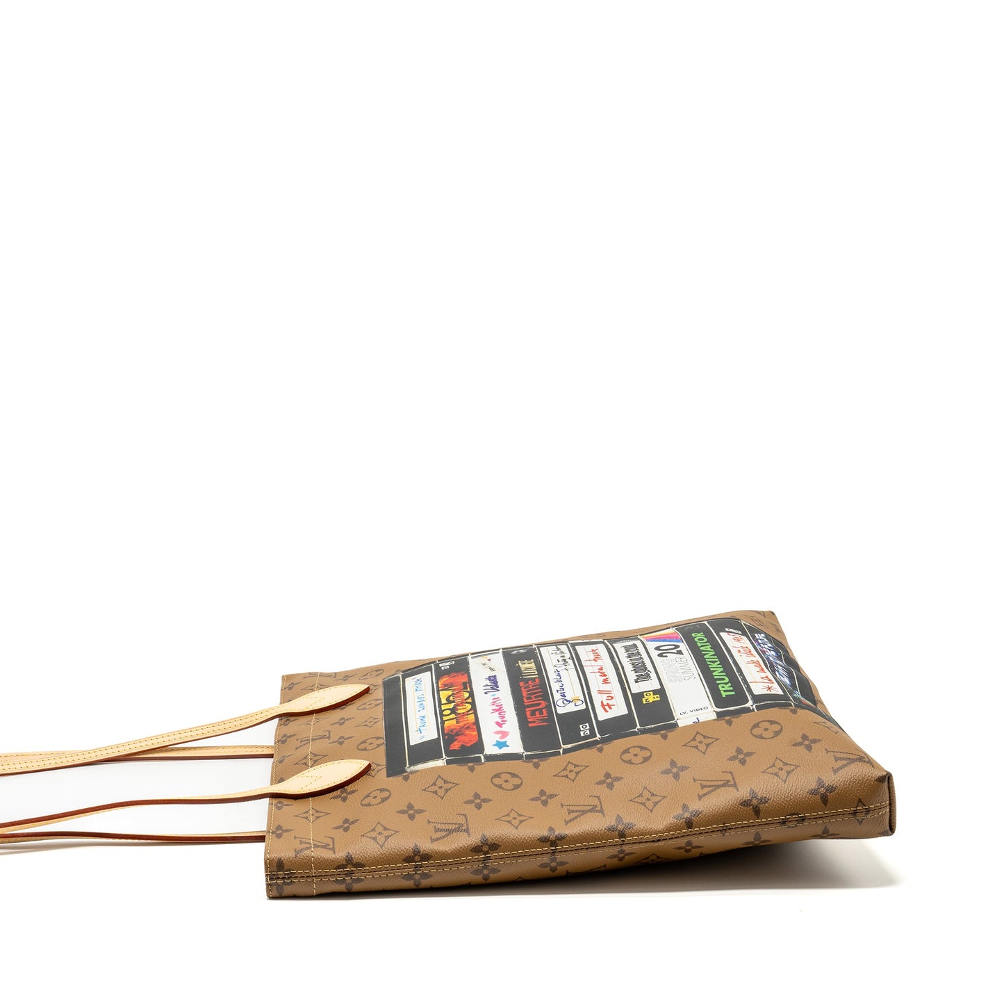 Louis Vuitton carry it tote monogram reverse canvas with print GHW