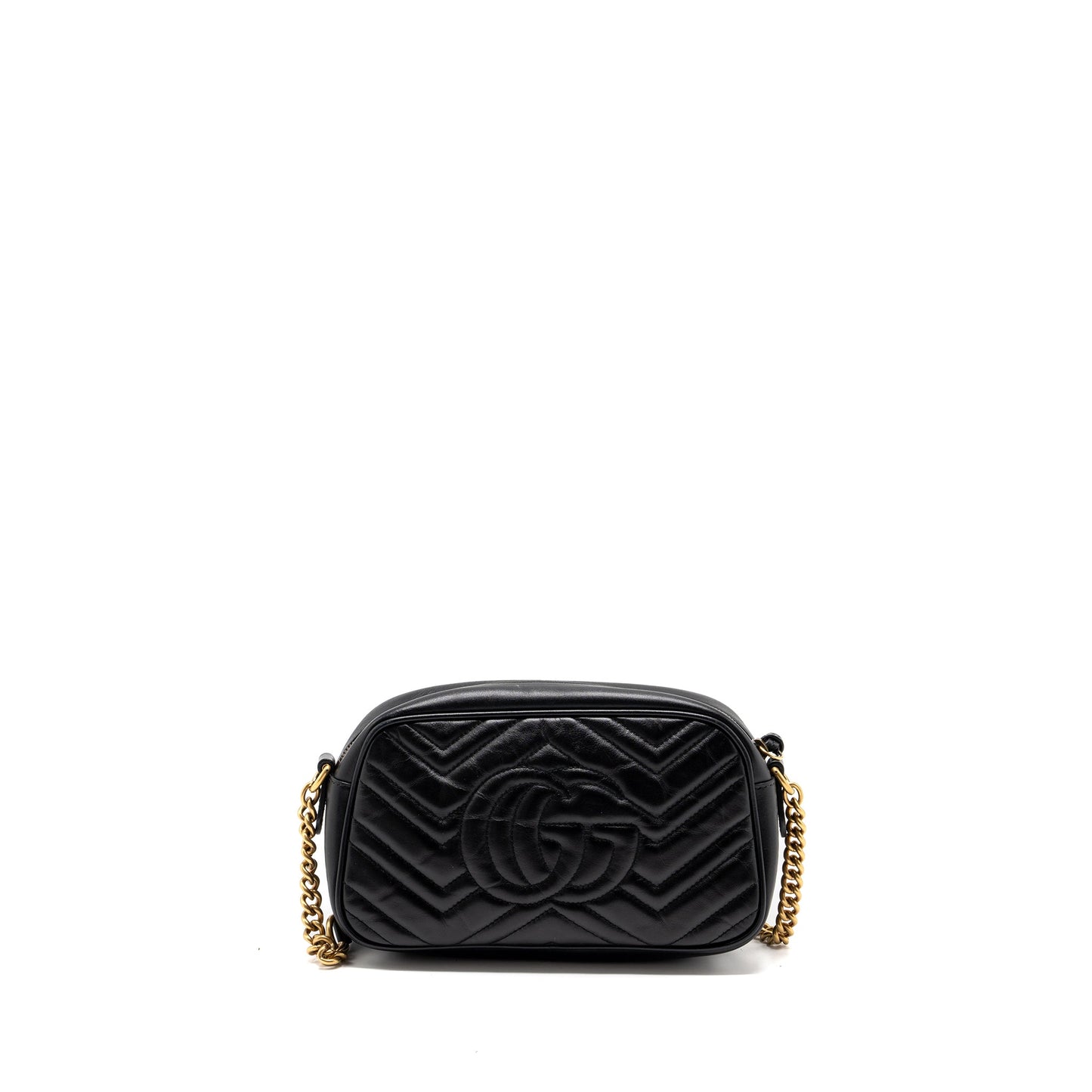 Gucci GG Marmont Mateless Shoulder bag calfskin black GHW