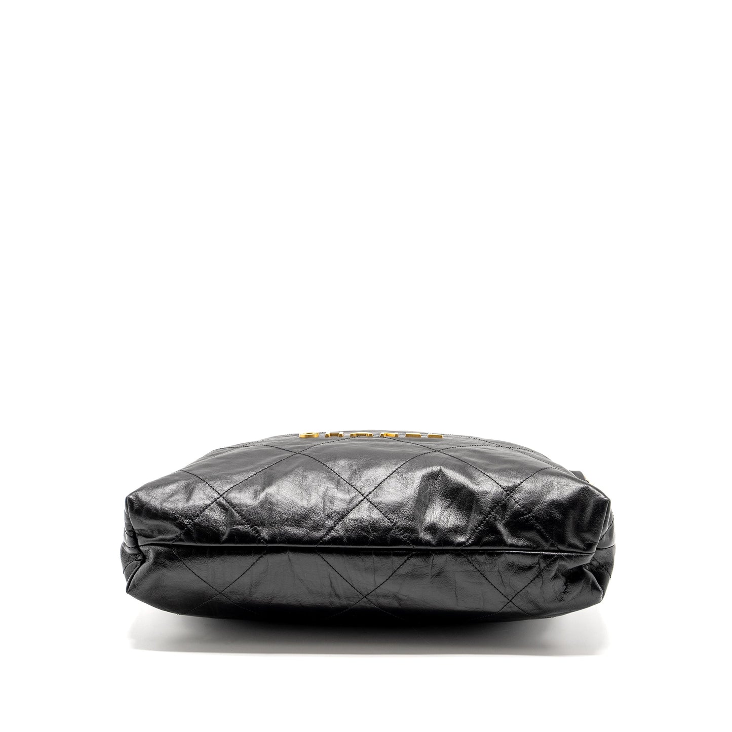 Chanel 23A Medium 22 Bag calfskin black GHW (Microchip)