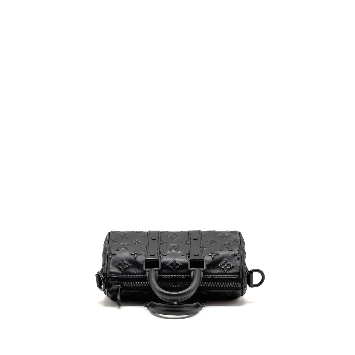 Louis Vuitton Keepall XS Monogram Seal Cowhide Leather So Black