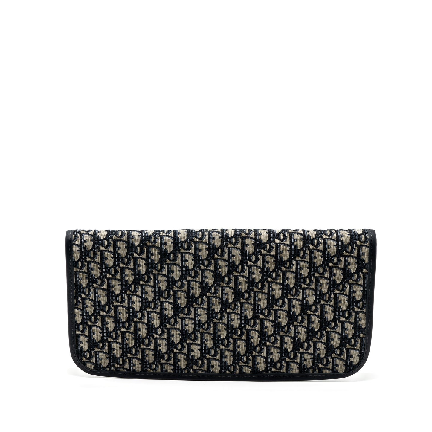 Luxury Dior Folder Clutch Blue Luxury Dior Oblique Canvas/ Leather GHW
