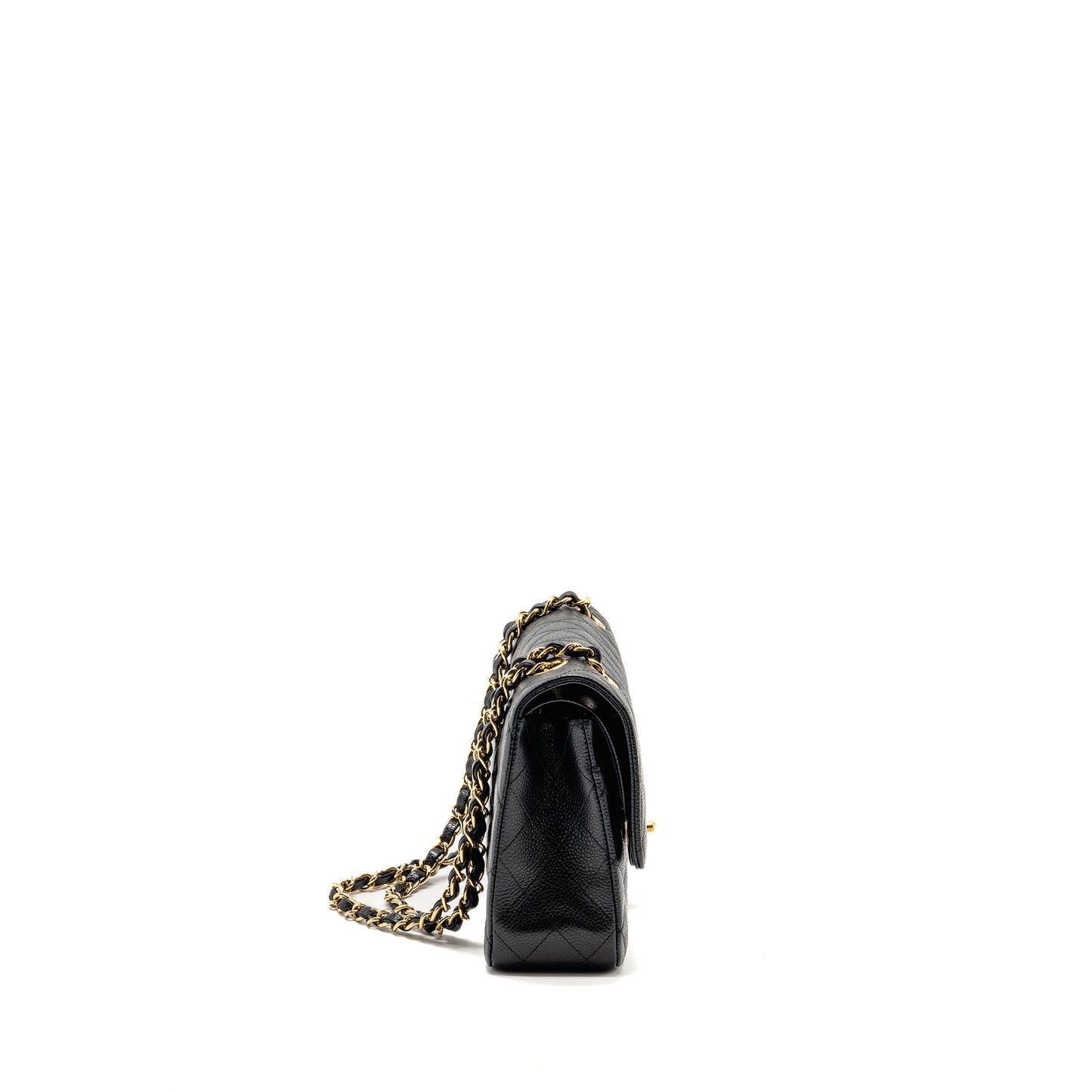 Chanel Medium Classic Double flap bag caviar black GHW