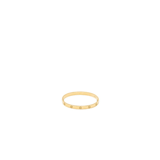 Cartier size 19 love bracelet Yellow gold