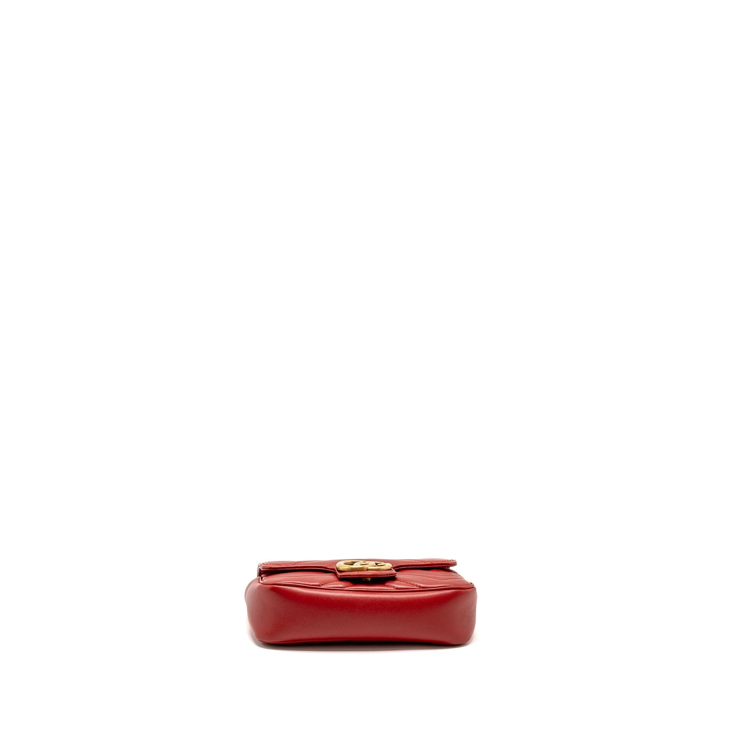Gucci Mini GG Marmont Calfskin Red GHW