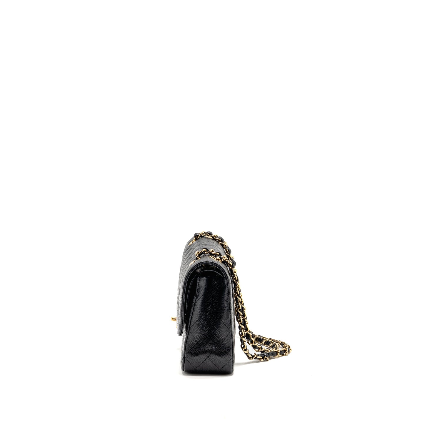 Chanel Medium Classic Double flap bag caviar black GHW