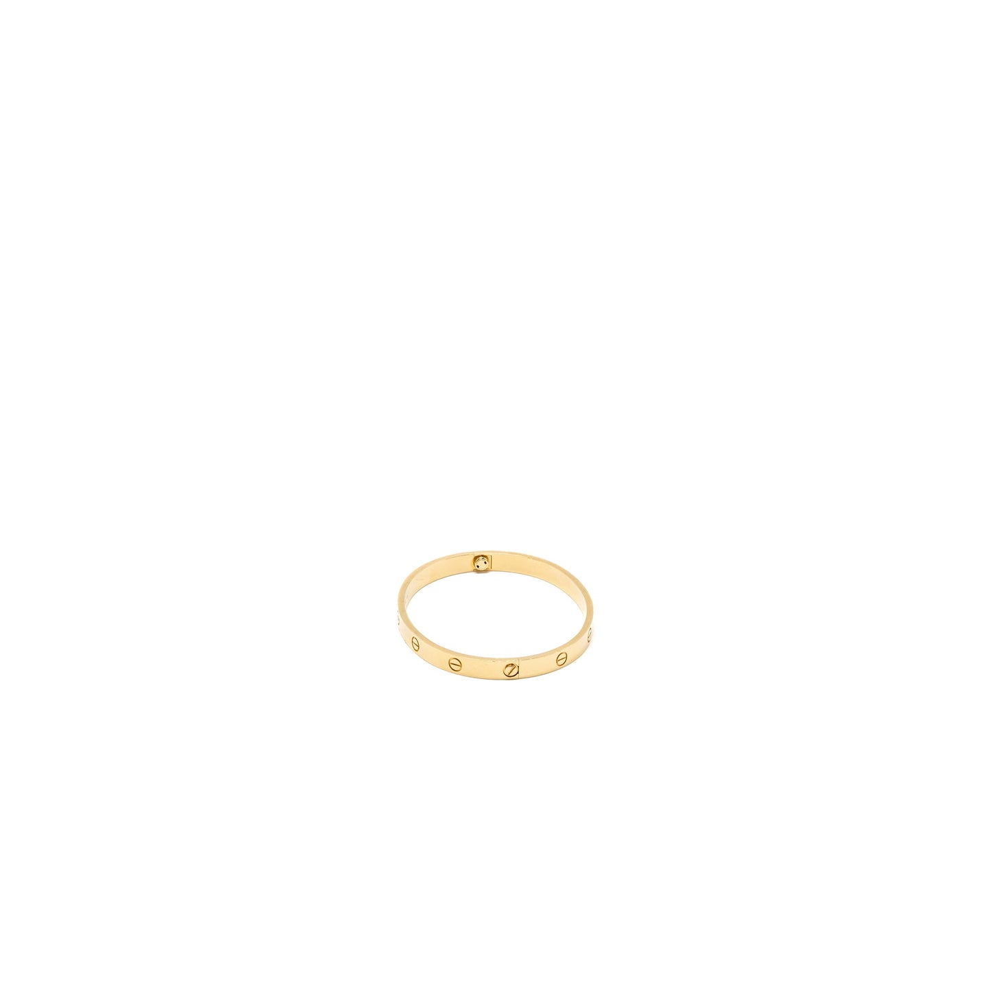 Cartier size 19 love bracelet Yellow gold