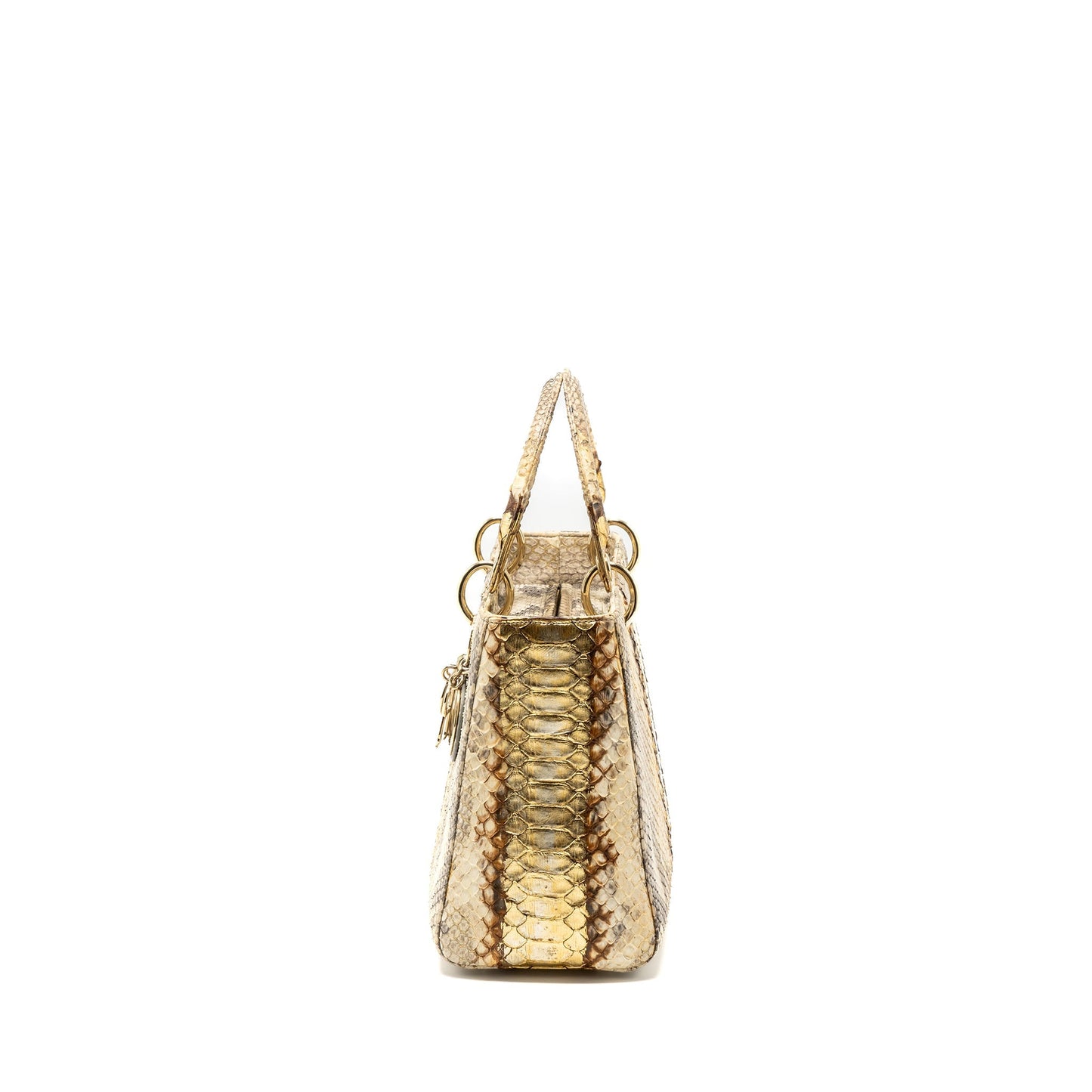 Luxury Dior Medium Lady Luxury Dior Python Multicolour LGHW