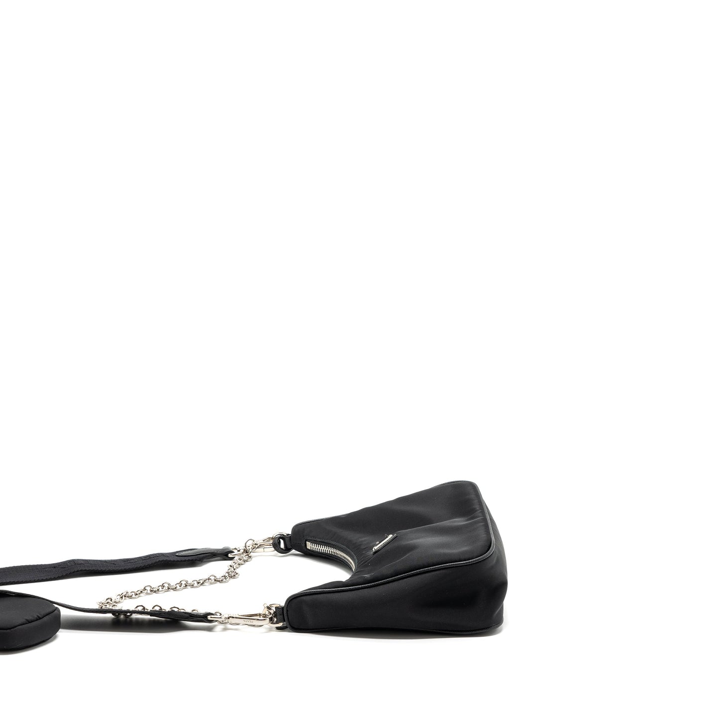 Prada re-edition 2005 re-nylon bag black SHW