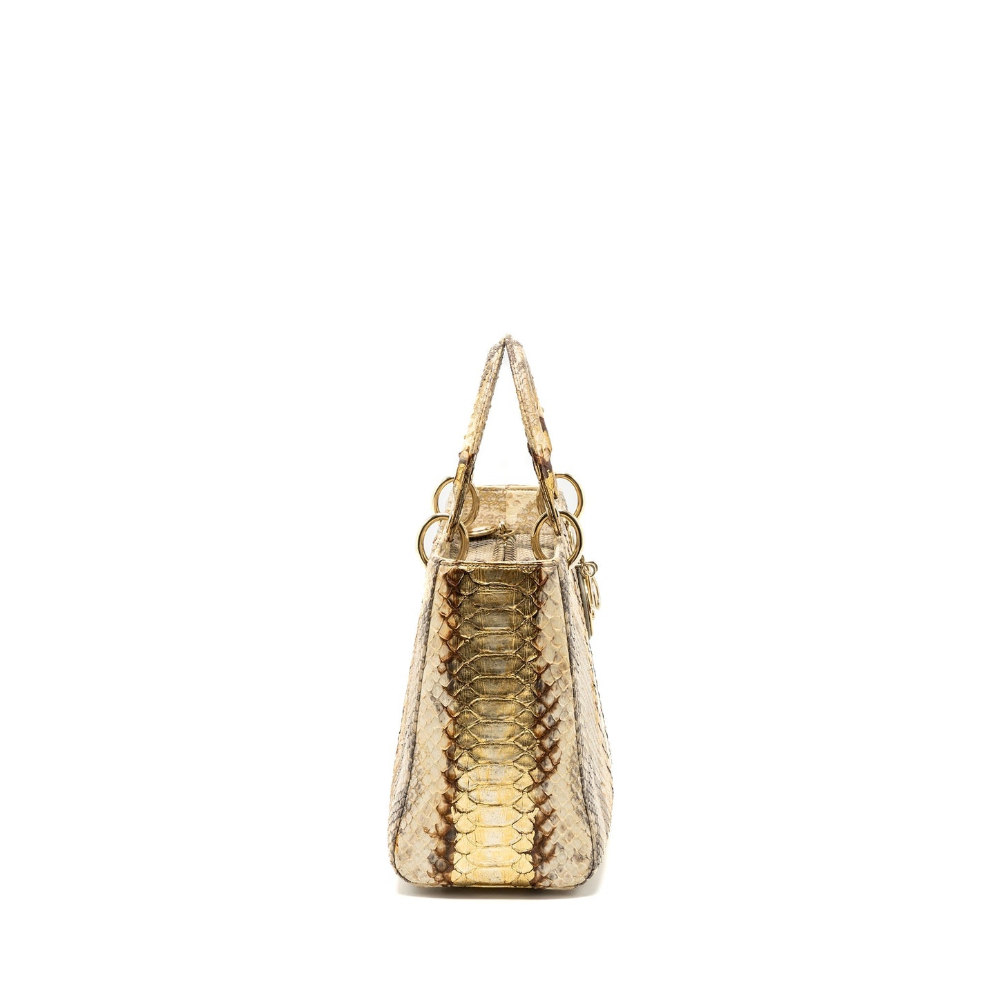 Luxury Dior Medium Lady Luxury Dior Python Multicolour LGHW