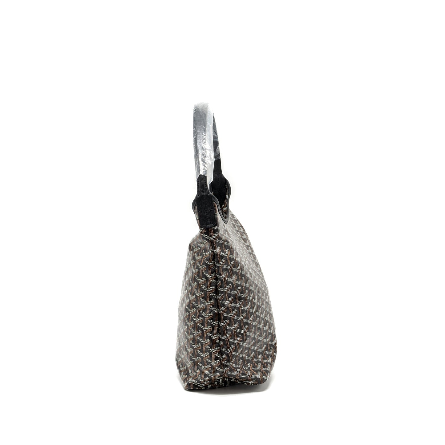 Goyard Boheme Hobo Bag Goyardline canvas / calfskin black SHW