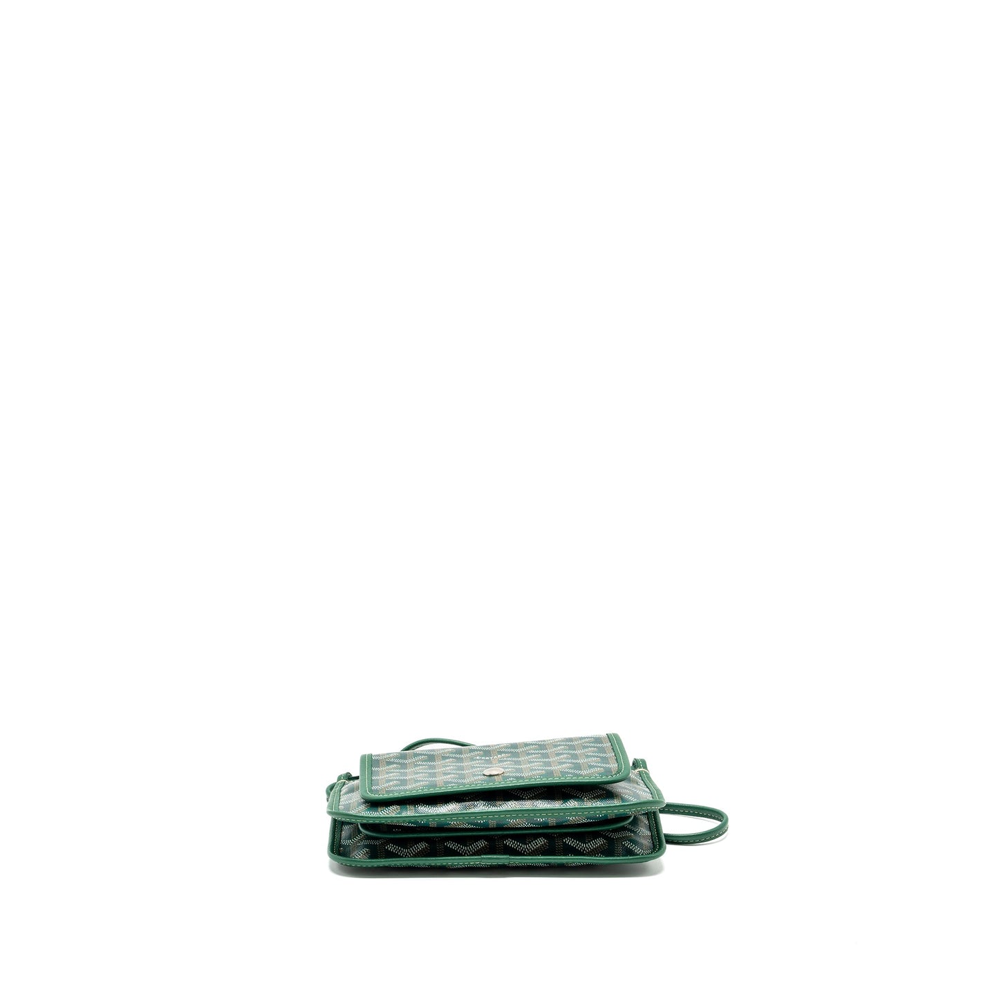 Goyard Portefeuille Pochette Plumet Goyardine Canvas VERT SHW