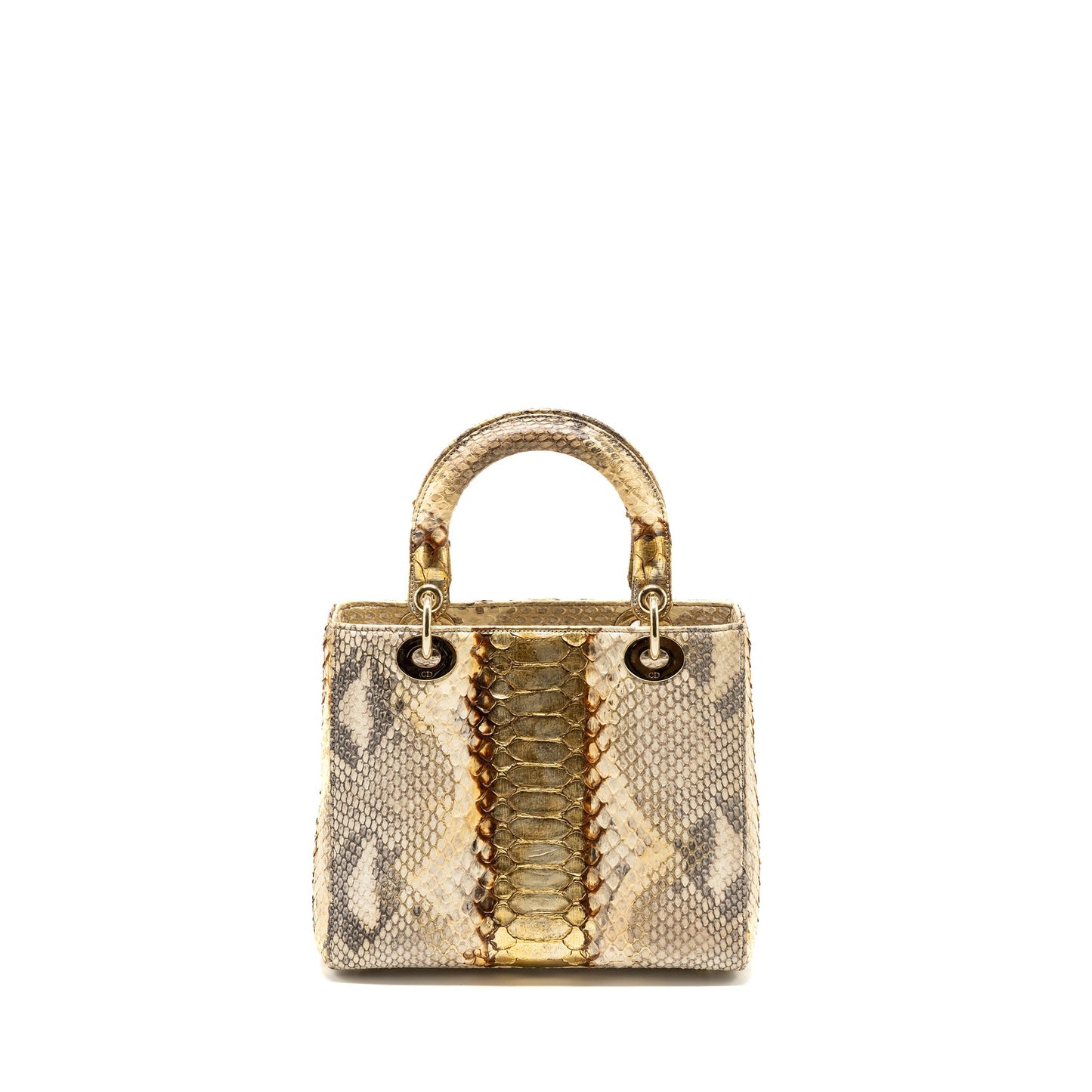 Luxury Dior Medium Lady Luxury Dior Python Multicolour LGHW