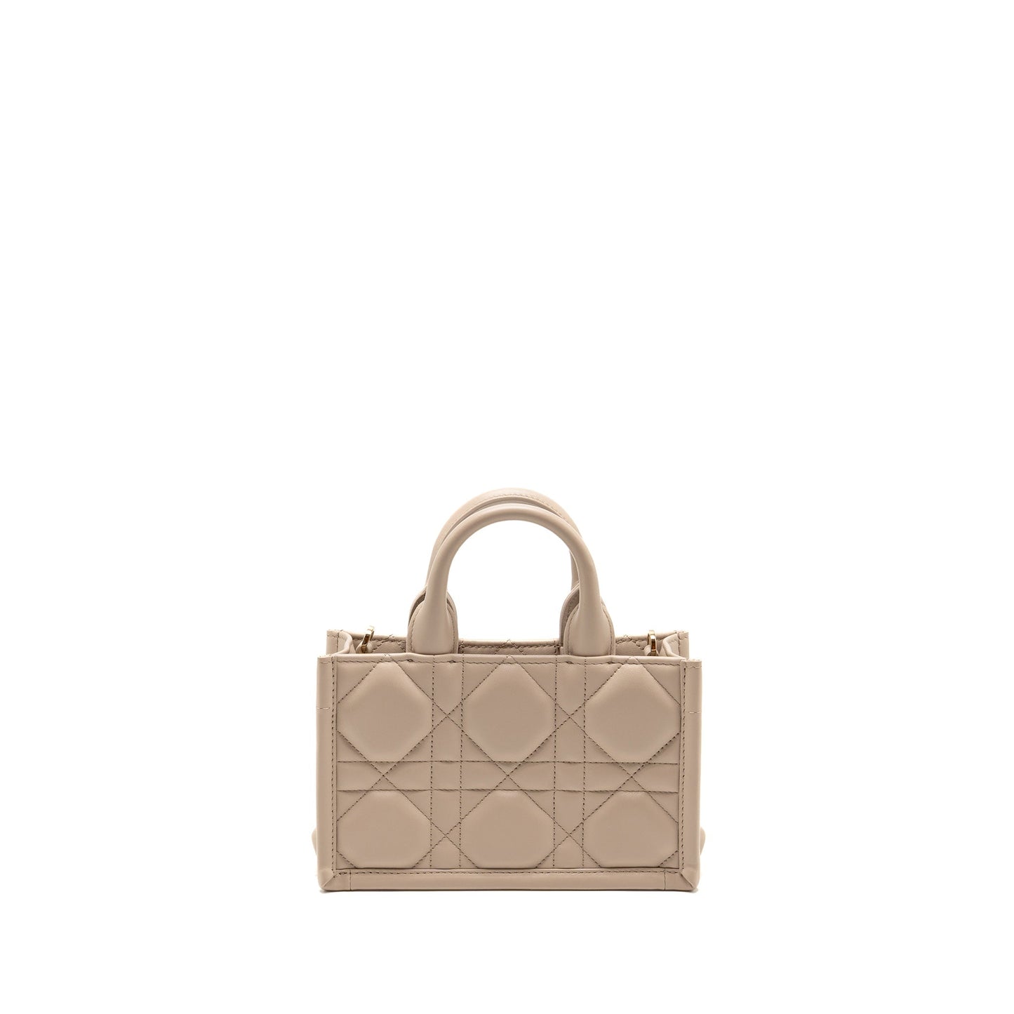 Luxury Dior Luxury Dioramour Mini Luxury Dior Book Tote Macrocannage Calfskin Powder Beige LGHW