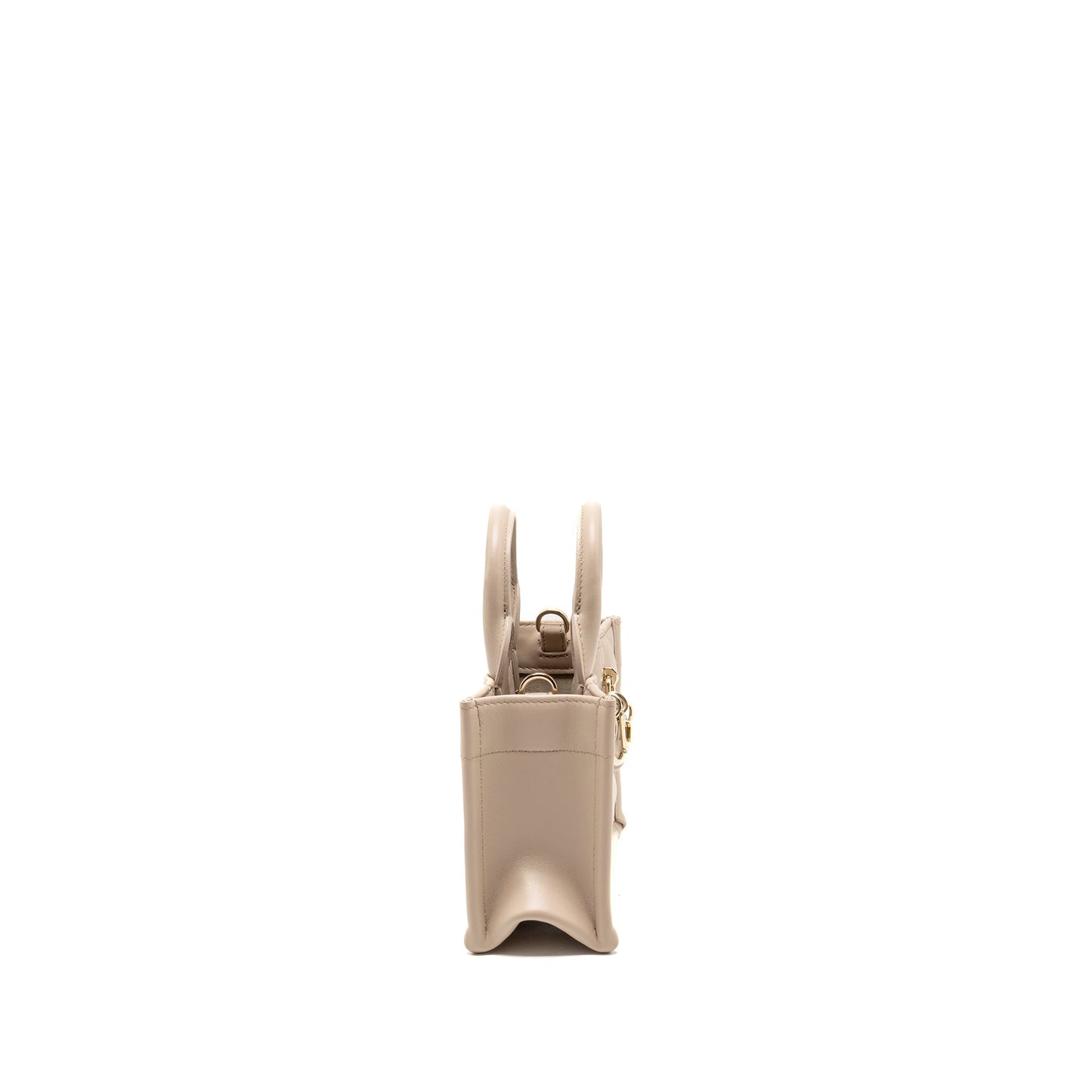 Luxury Dior Luxury Dioramour Mini Luxury Dior Book Tote Macrocannage Calfskin Powder Beige LGHW