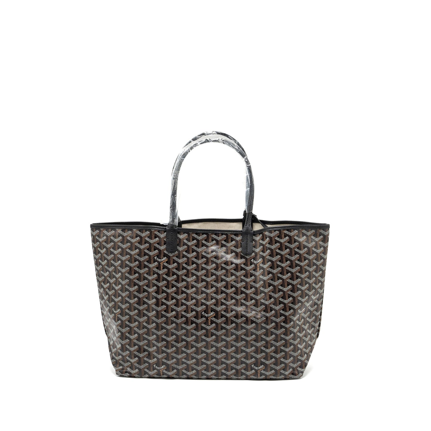Goyard Saint Louis PM tote bag Goyardline canvas black SHW