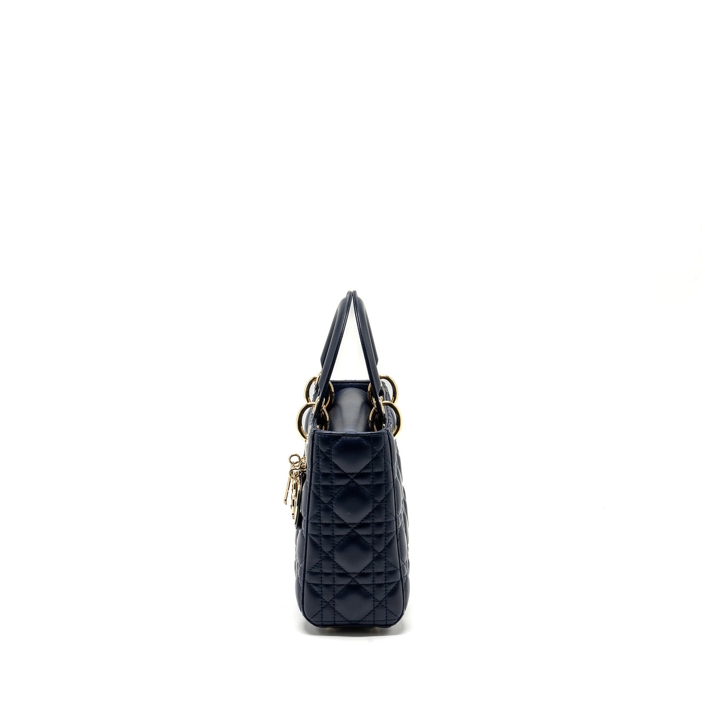 Luxury Dior Small My abc lady Luxury Dior lambskin navy LGHW
