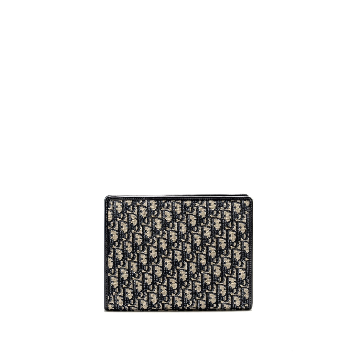 Luxury Dior 30 Montaigne Dea Pouch Blue Oblique Jacquard GHW