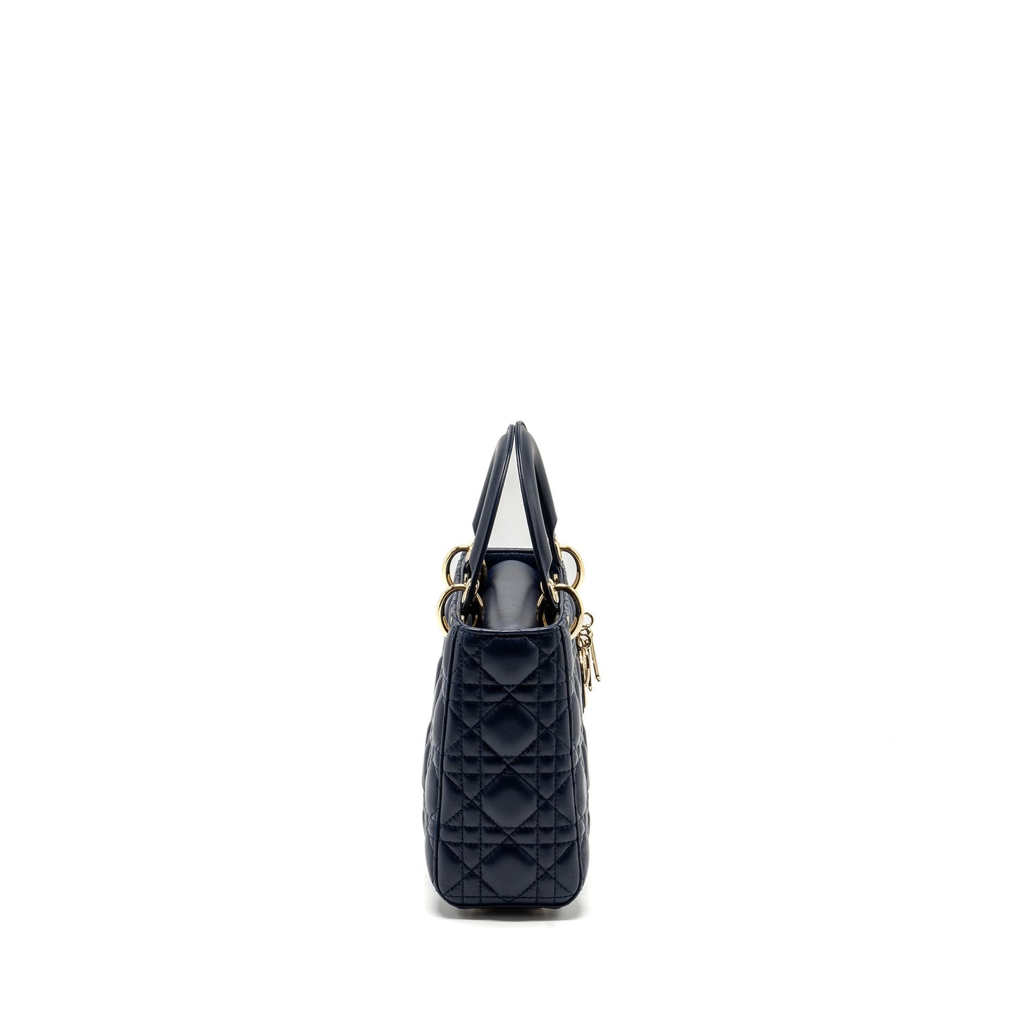 Luxury Dior Small My abc lady Luxury Dior lambskin navy LGHW